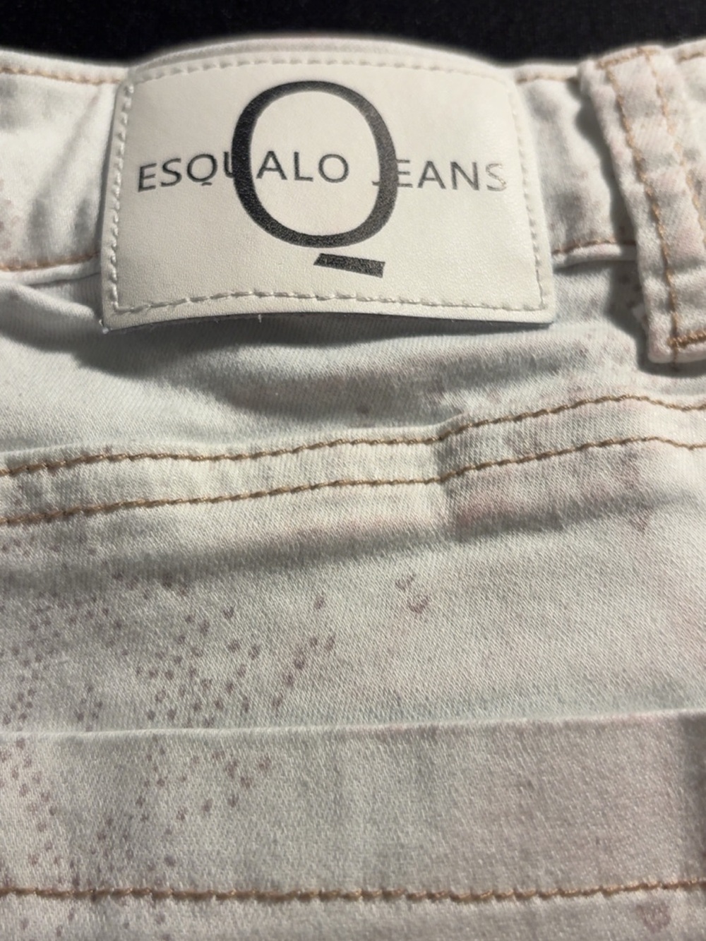 Y2K Esqualo Jeans snakeskin print Size 16